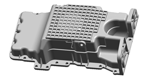 Aluminum Die casting gasket oil pan/sump oil pan